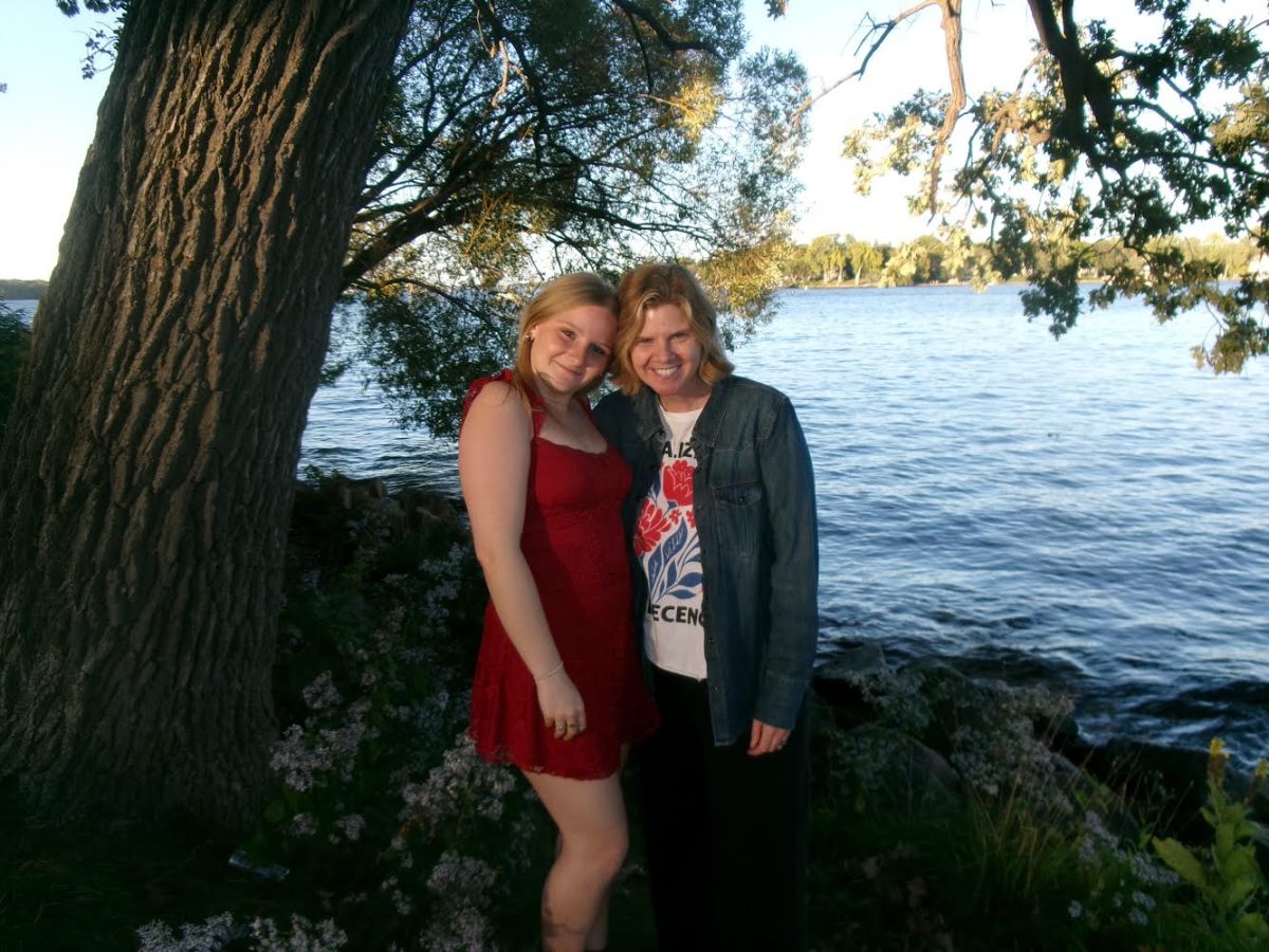 Smiles at the lake before homecoming