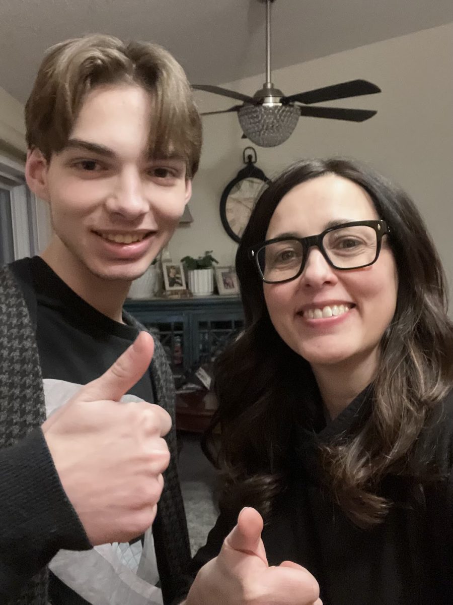 Taken in the kitchen after the interview 